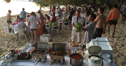 largest beach party ever on our secret beach in phang nga with shangani yacht charter phuket